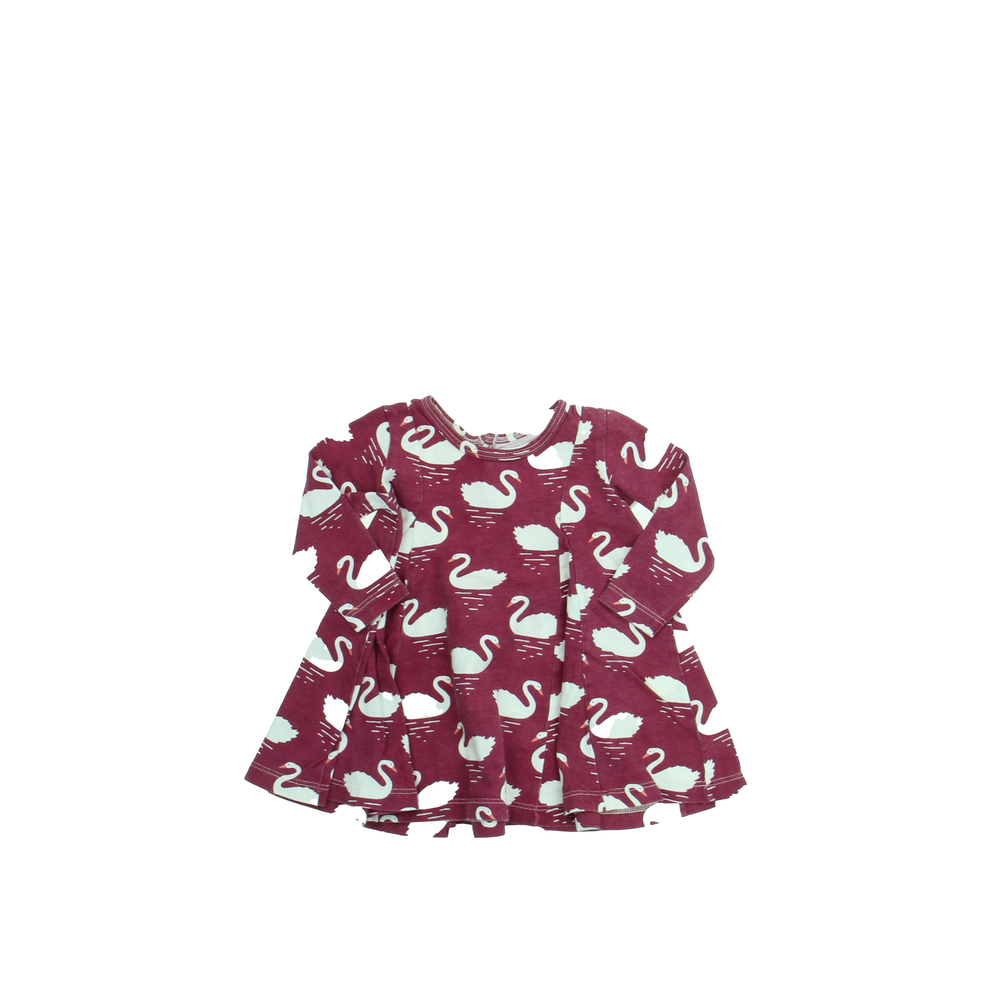 Winter Water Factory Girls Pink | Swan Dress size: 3 Months